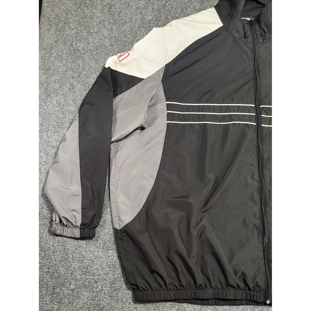 Vtg Y2k Reebok NFL Team Apparel Oakland Raiders Windbreaker Jacket Size XX-Large - Picture 3 of 13